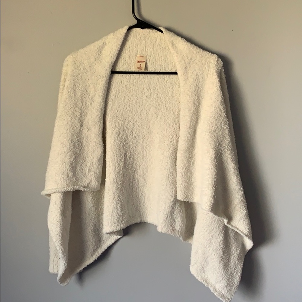 White cardigan